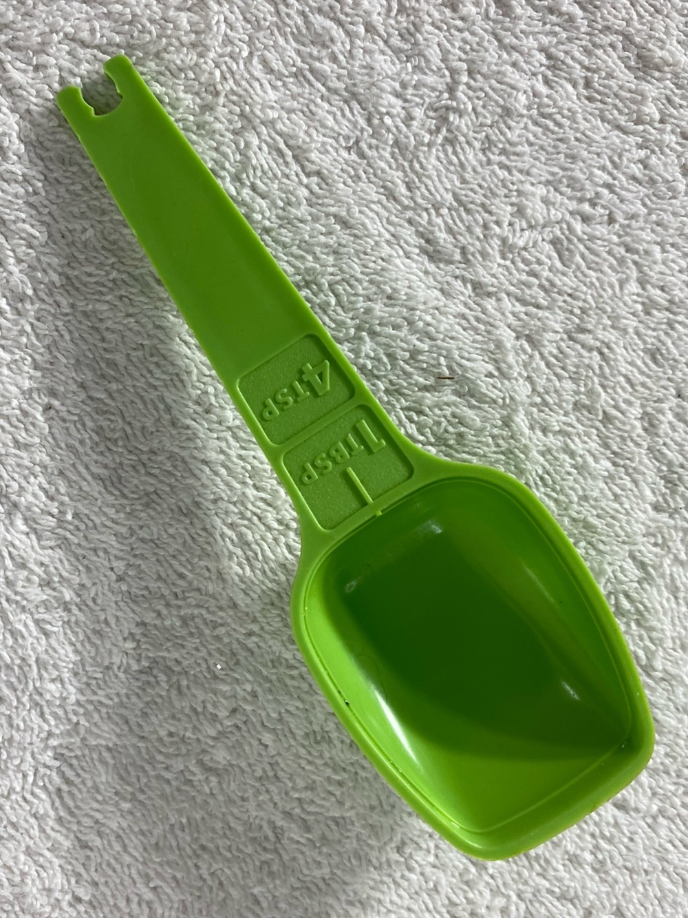 5/$35 Vintage Tupperware Lime Green 1 Tbsp / 4 Tsp Replacement Measuring Spoon